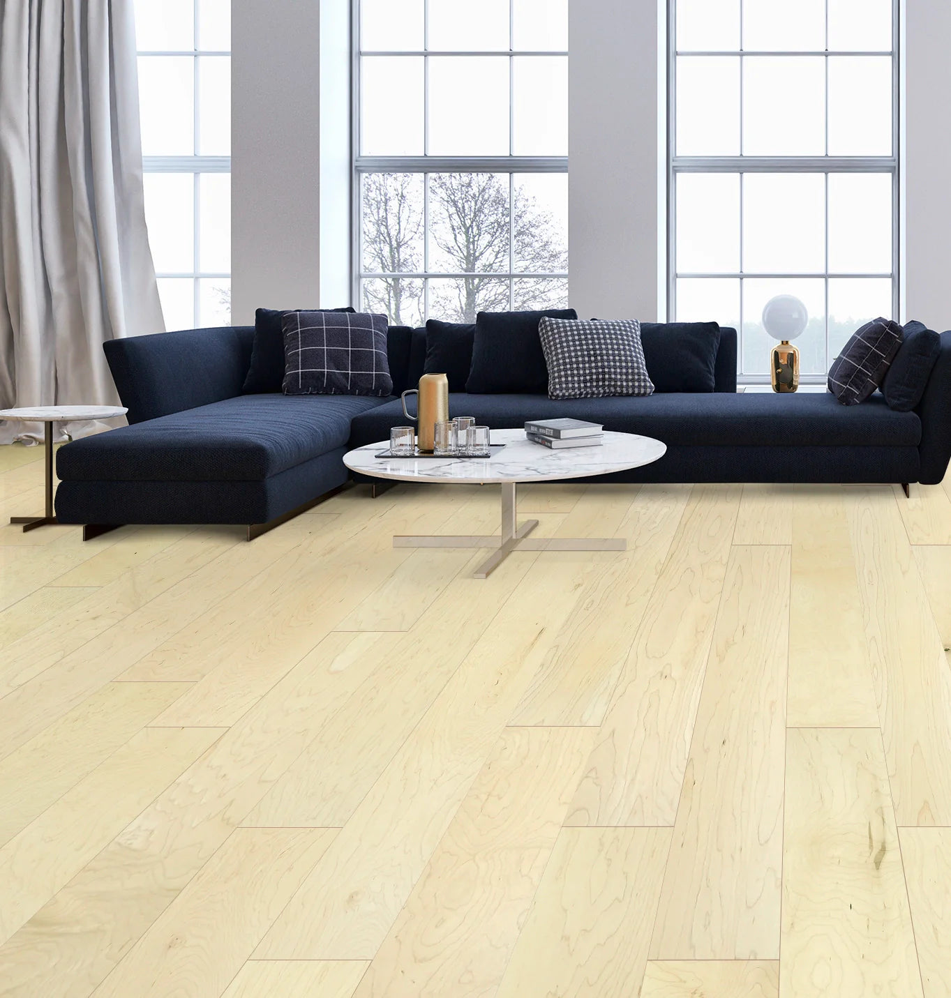 How to Style an Office with Dark Wood Floors