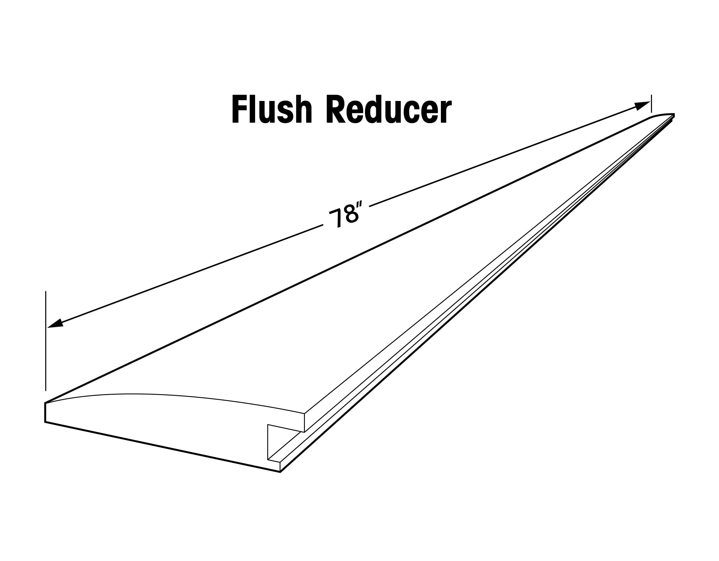 Flush Reducer Floor Molding Trim
