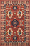 Tangier Traditional Oriental Red Hand-Tufted Wool Rug