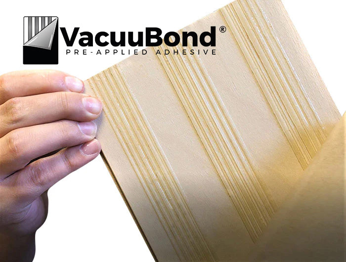 VacuuBond® Pre-Applied Glue strips