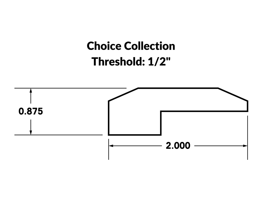 1/2" Threshold Molding (Choice Collection)