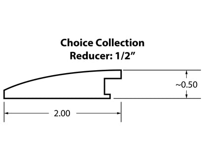 1/2&quot; Flush Reducer Molding: Choice Collection