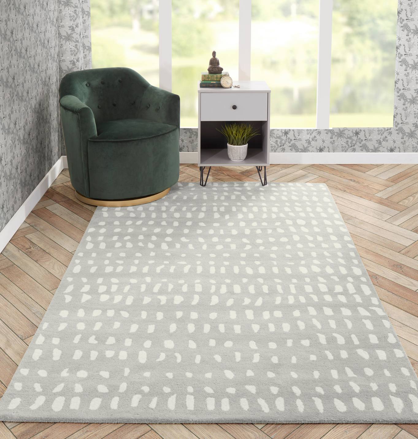 DEL-11 Boho Dots Grey