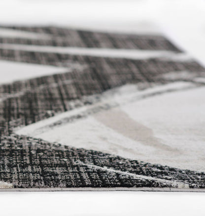 Noho NO-02 Chic Black And White Ivory Rug