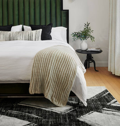 Noho NO-02 Chic Black And White Ivory Rug