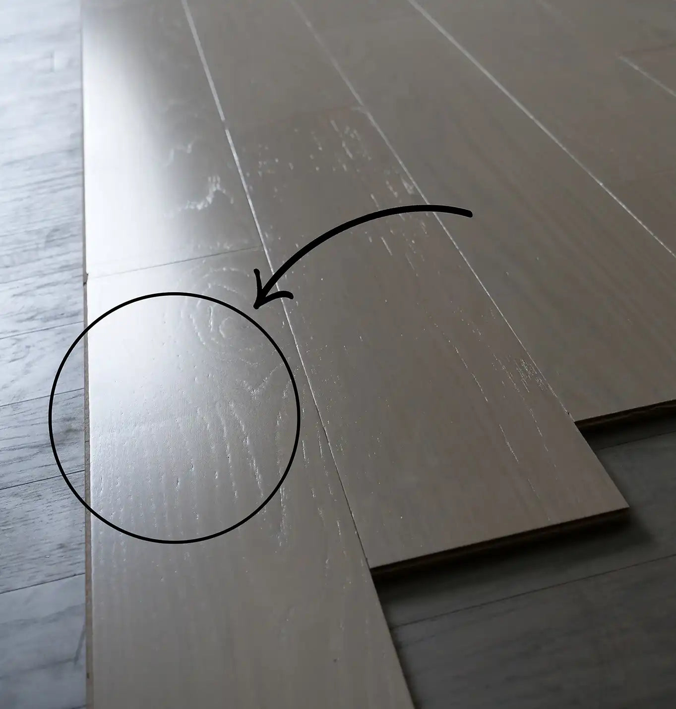 Creased Ivory White Oak CLOSEOUT