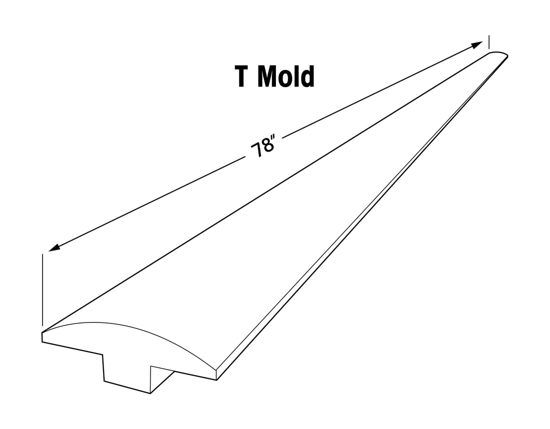 1/2&quot; T-Mold Molding (Choice Collection)