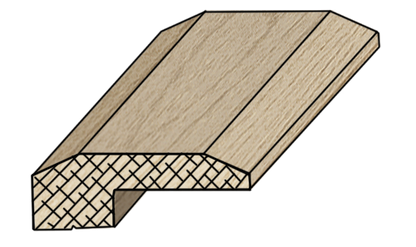 3/8&quot; Threshold Molding (Click &amp; Lock)