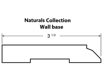 Naturals Collection: 5/8&quot; Wall Base Molding